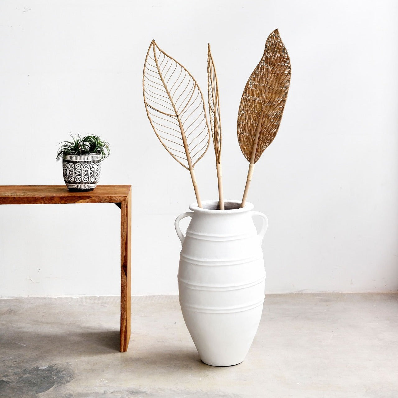 White Kuta Vase