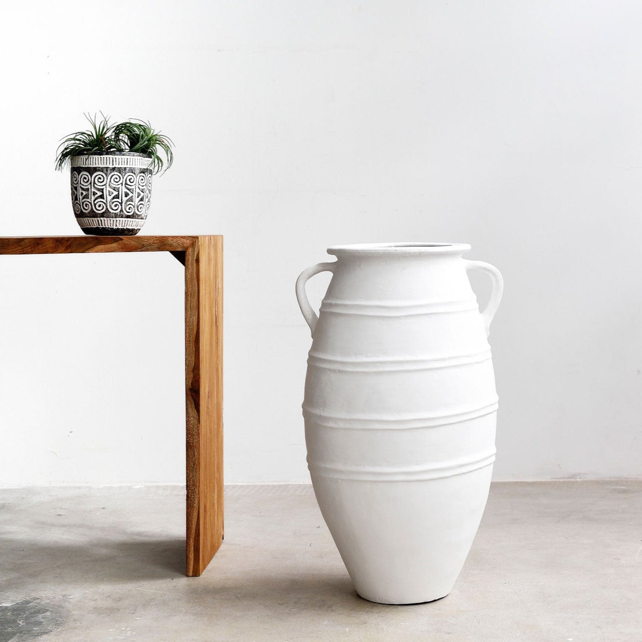 White Kuta Vase