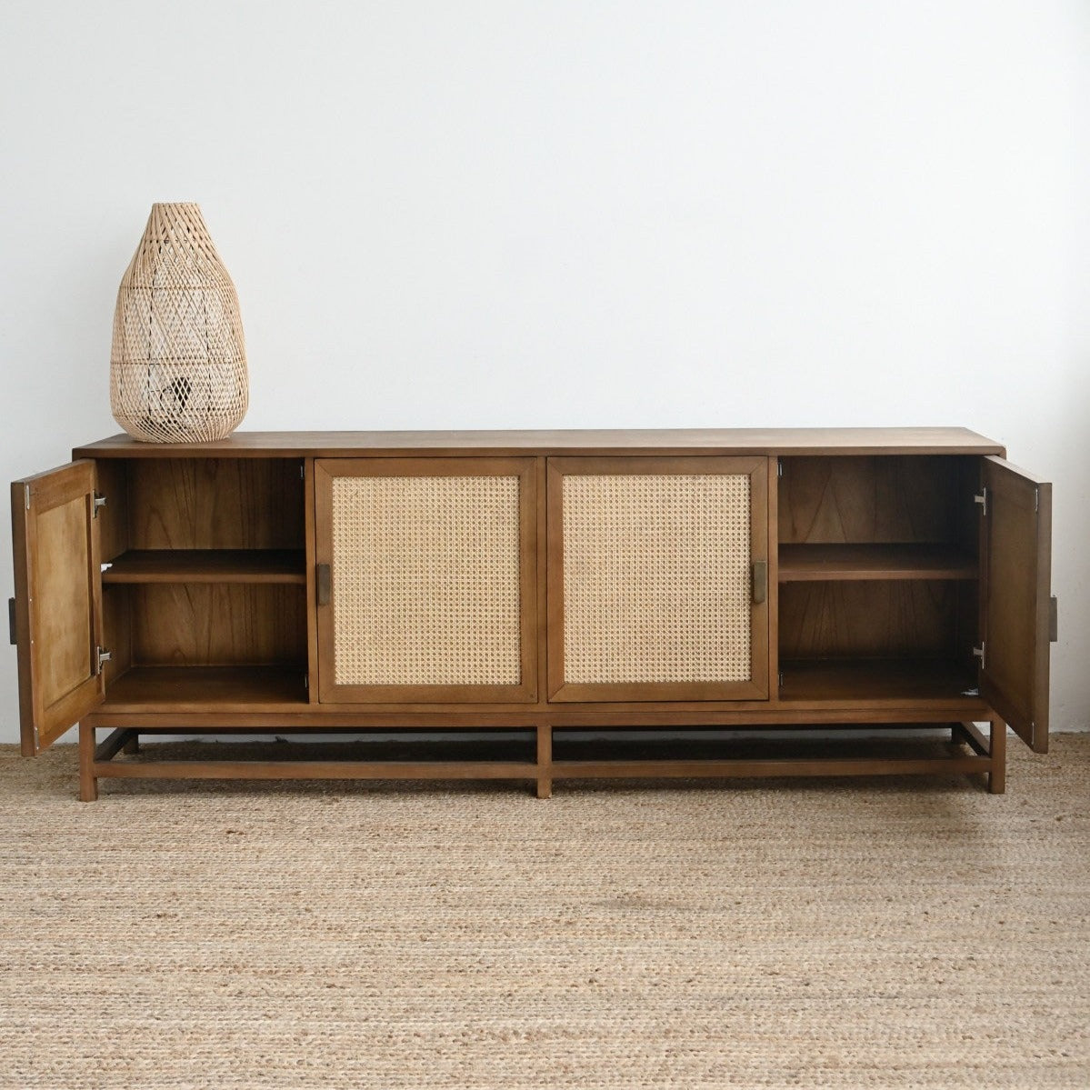 Molly 4 Door Sideboard - Natural