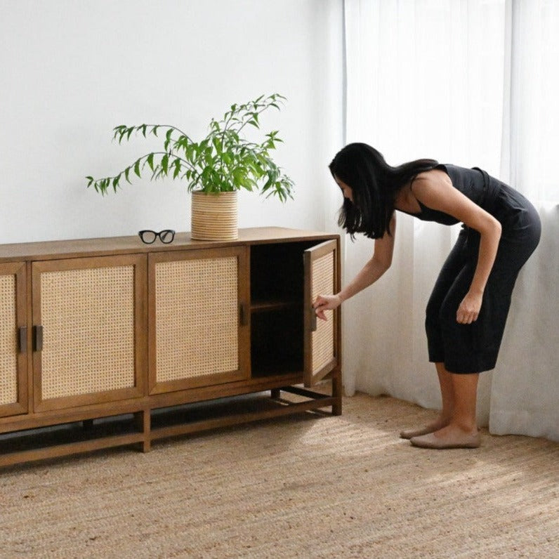 Molly 4 Door Sideboard - Natural