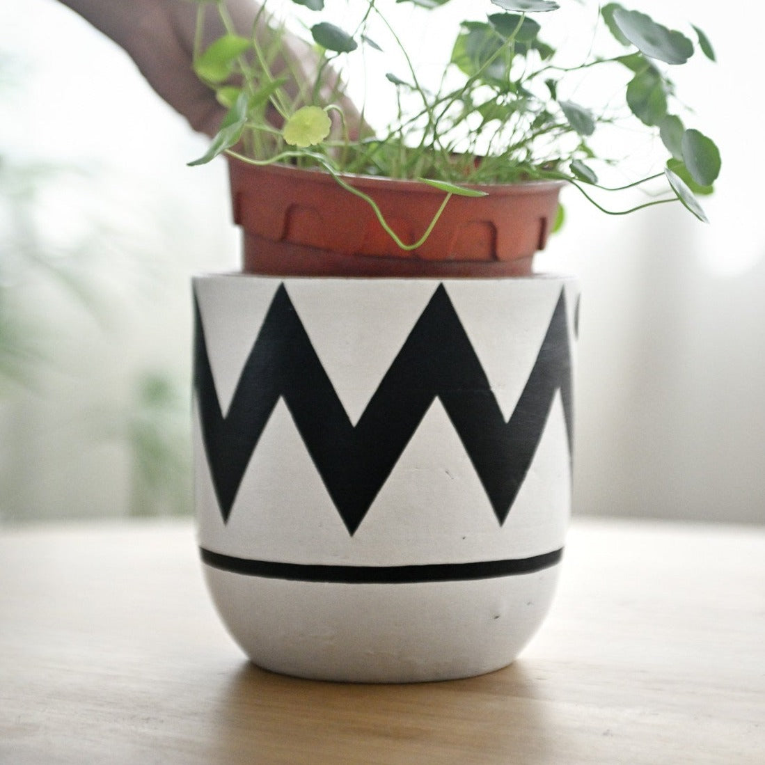 Mozambique Pot - Zig Zag