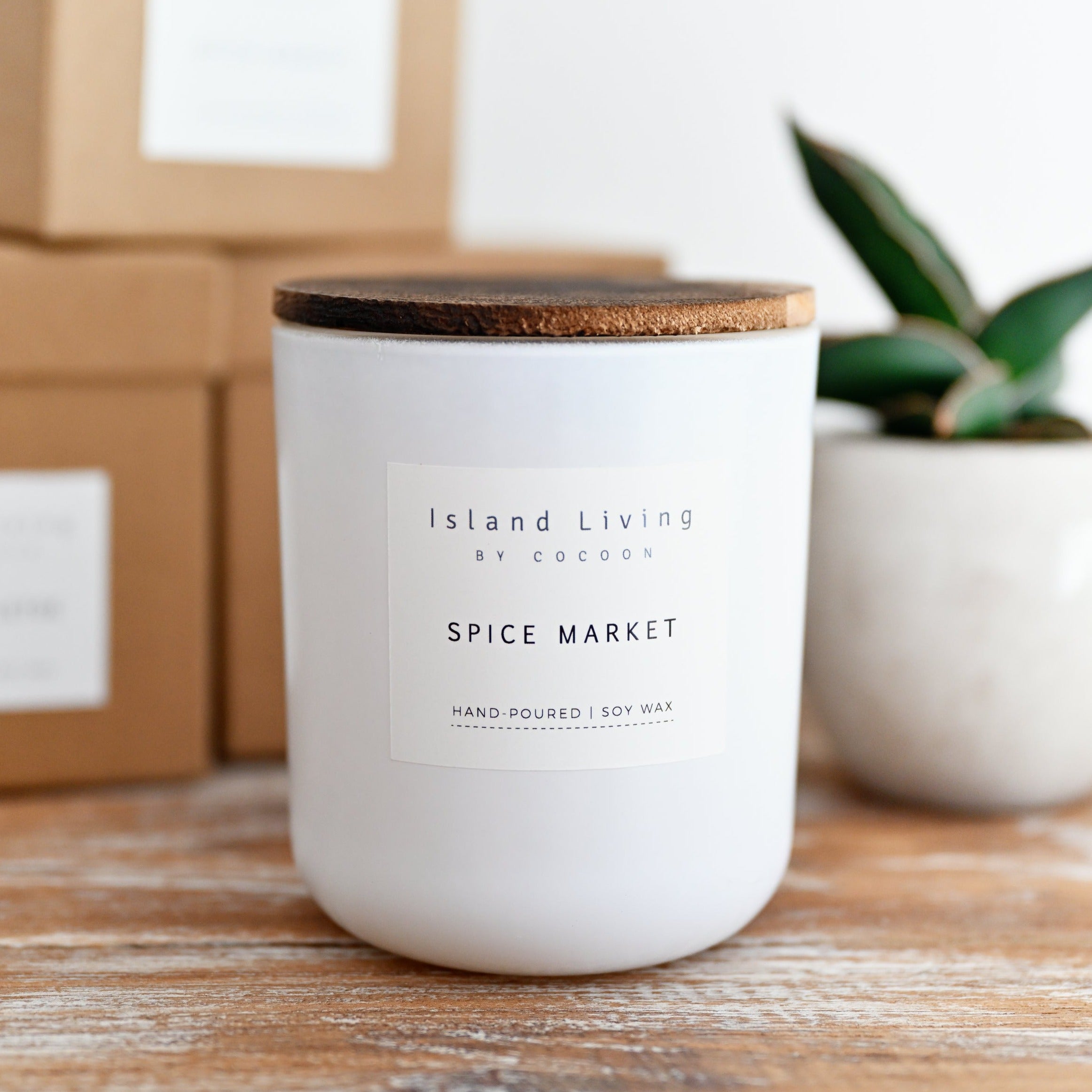 Spice Market Island Living Soy Candle