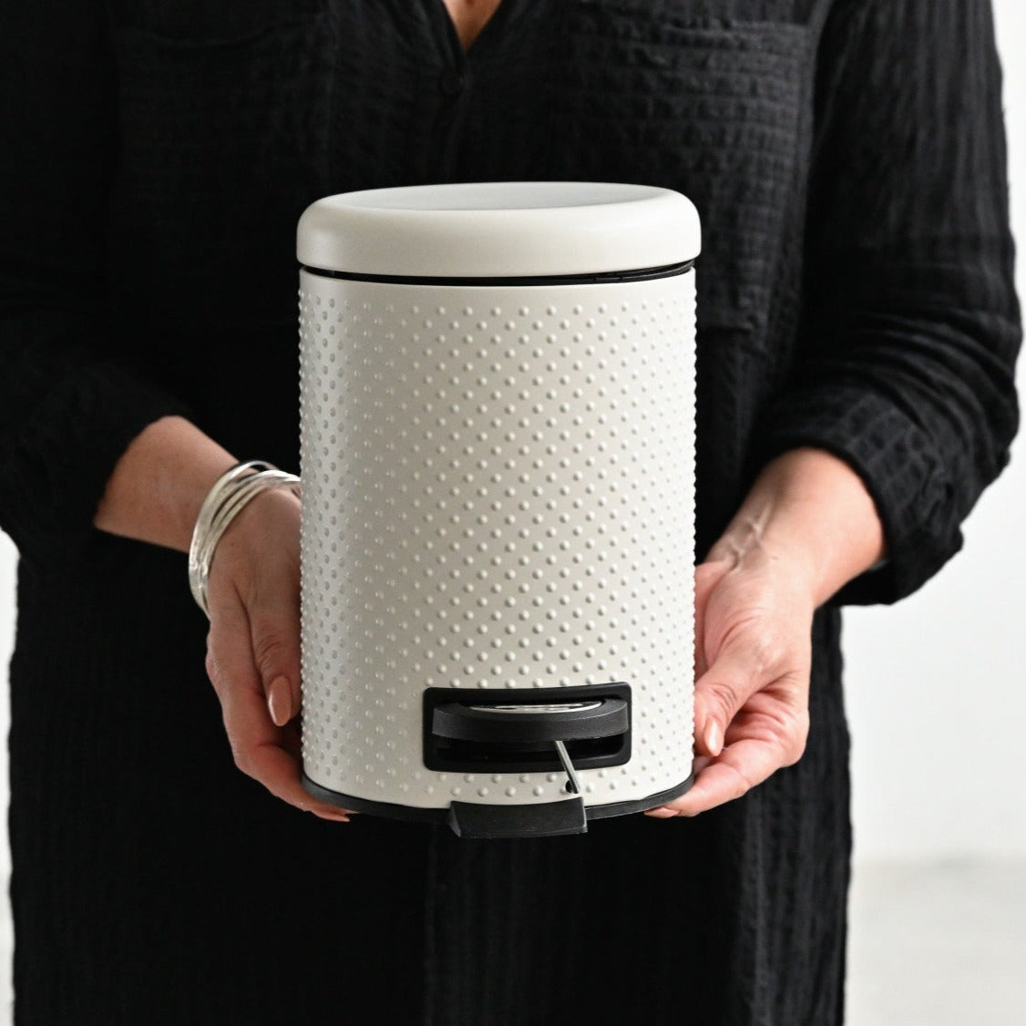 Spot Pedal Bin - White