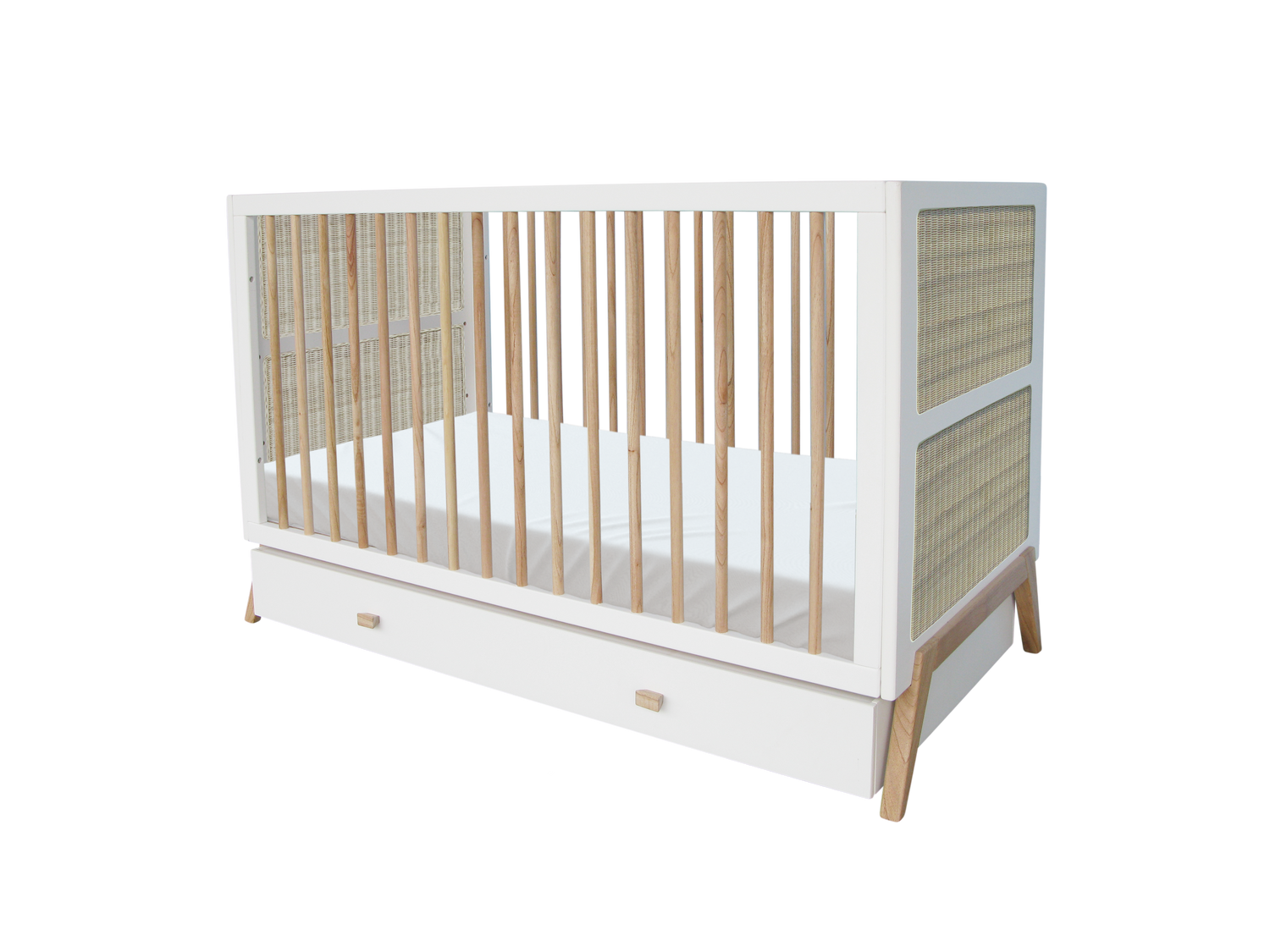 Marelia Baby Bed - White
