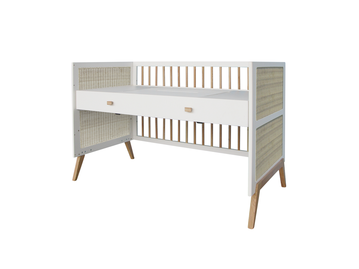 Marelia Baby Bed - White