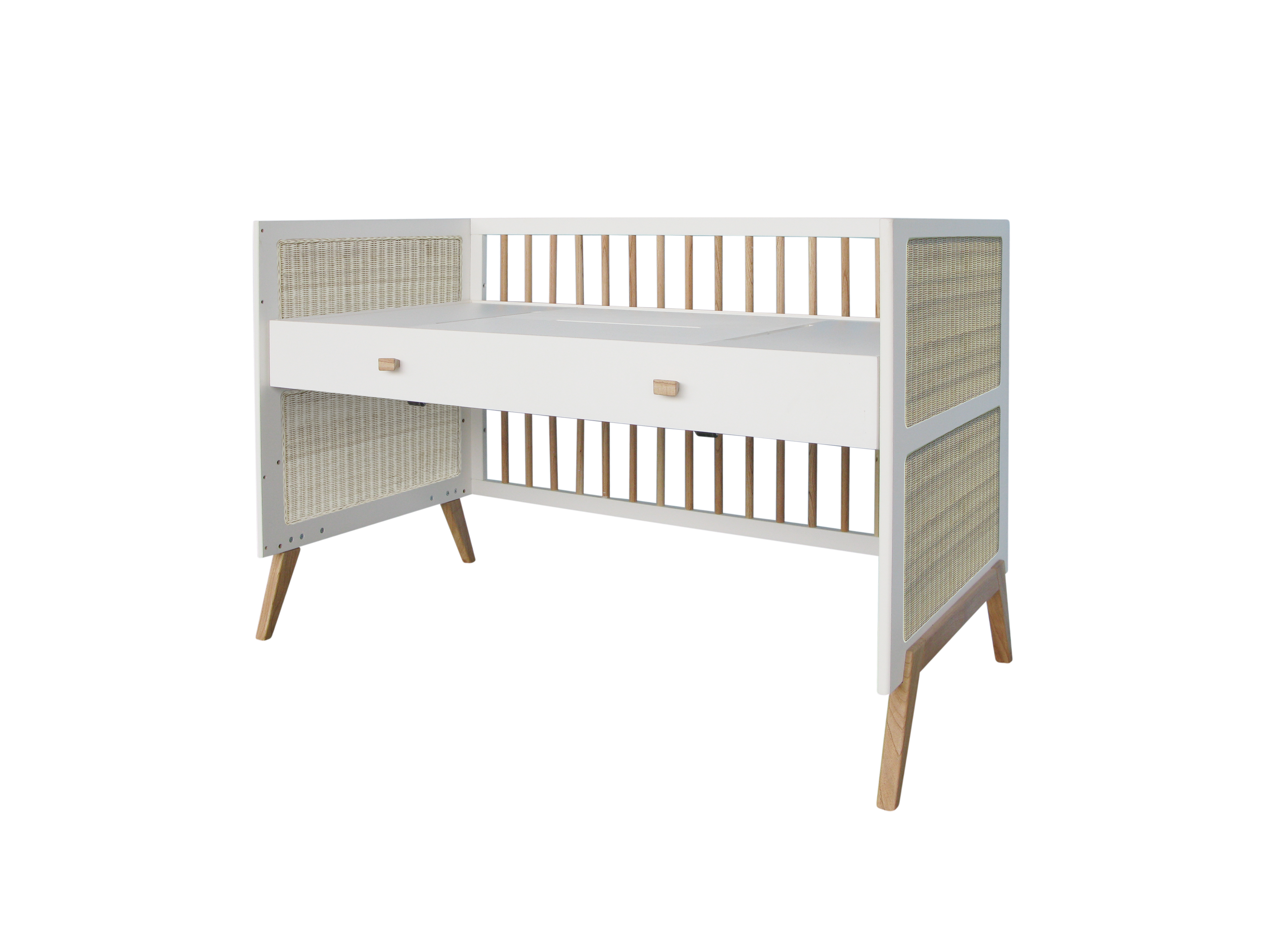 Marelia Baby Bed - White