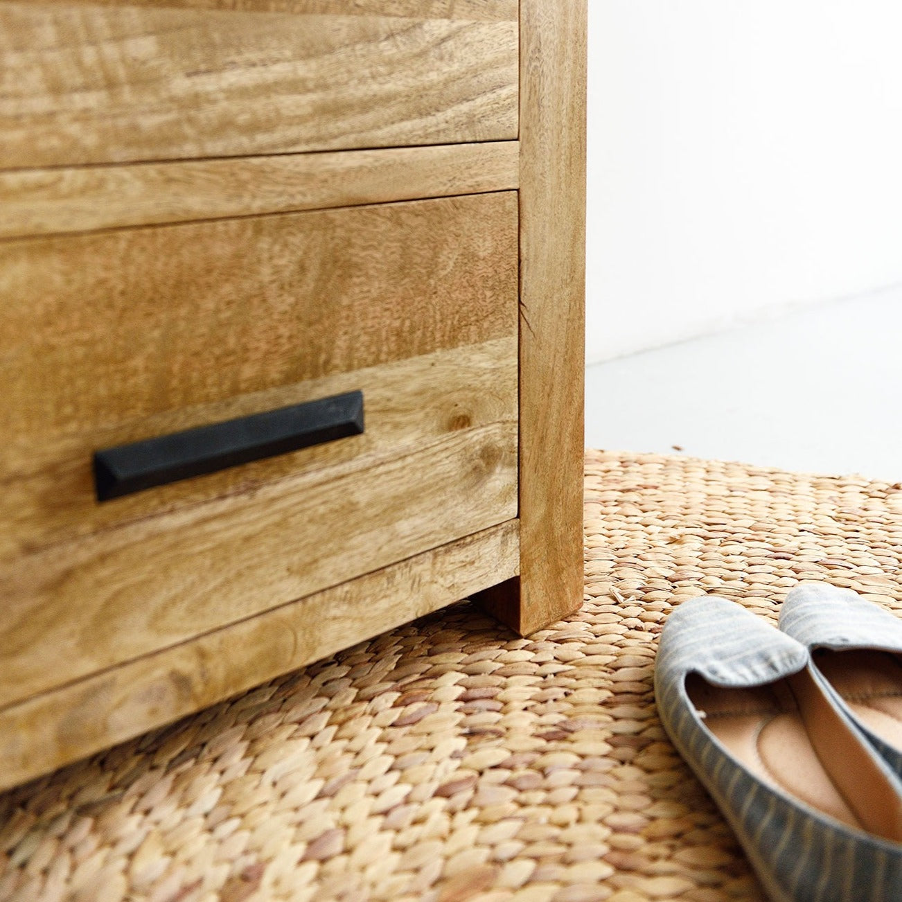 Lowanu Bedside Table - Natural