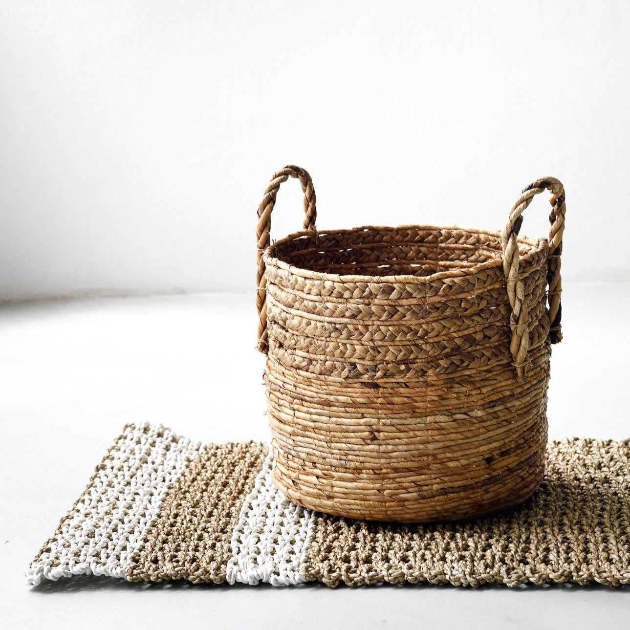 Natural Woven Banana Leaf Baskets