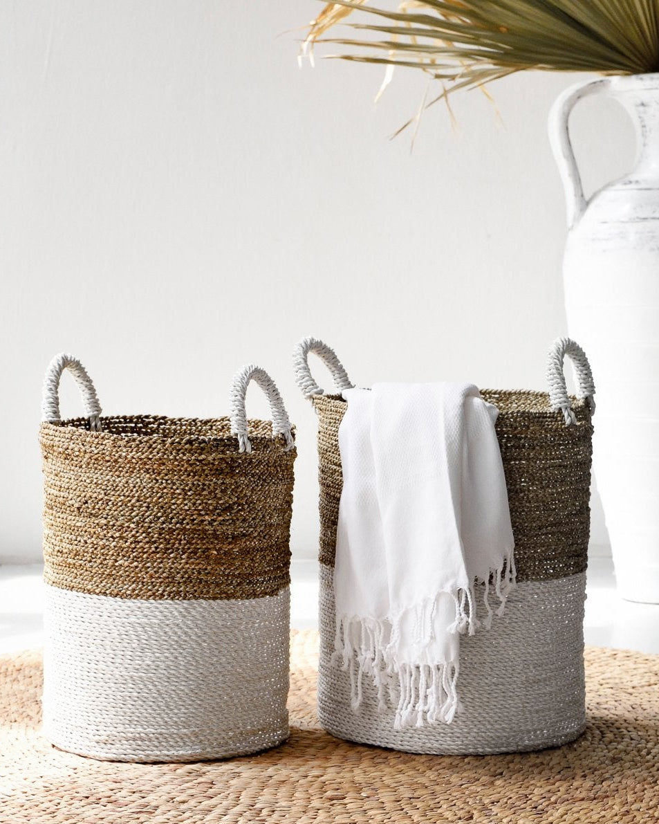 Byron Bay Basket - White