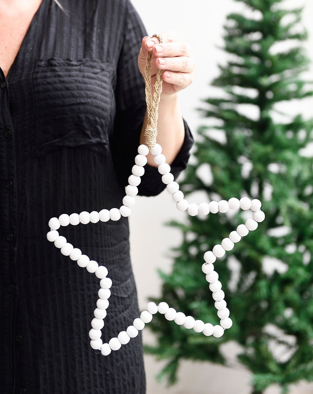 Christmas Star in White Colour