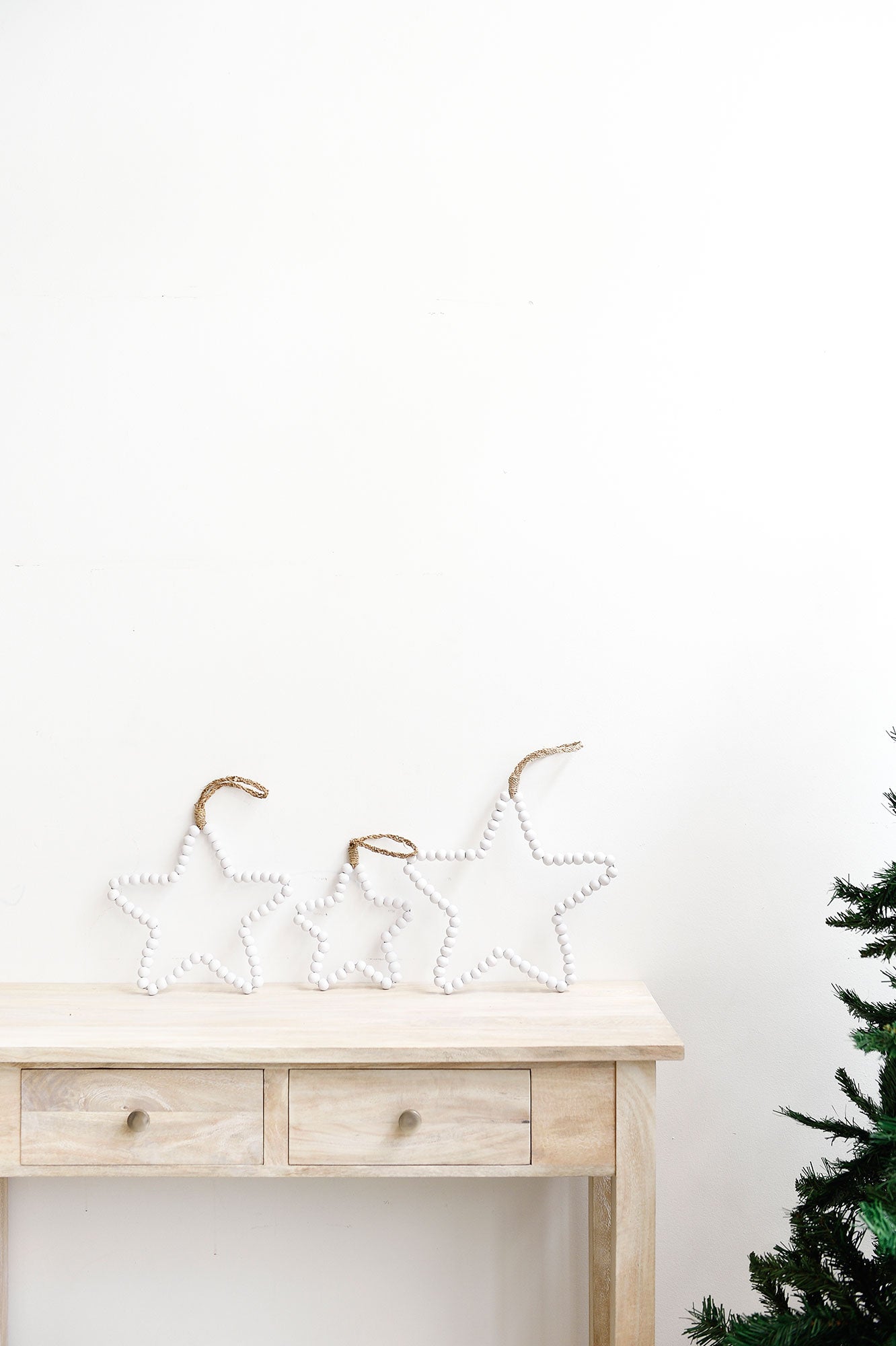 Christmas Star in White Colour