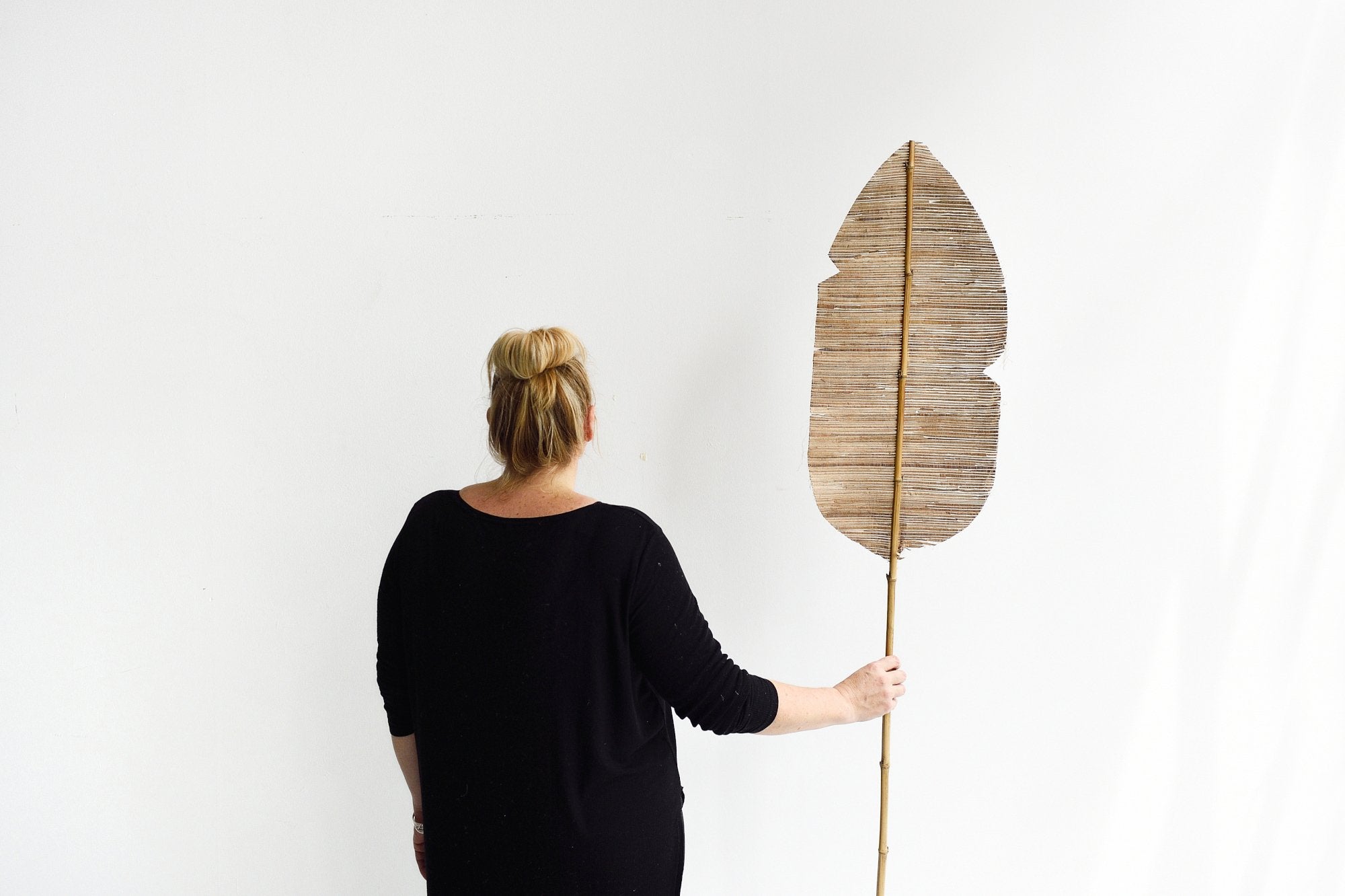 Dried Banana Leaf Decor