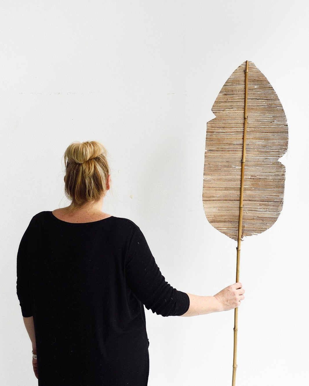 Dried Banana Leaf Decor