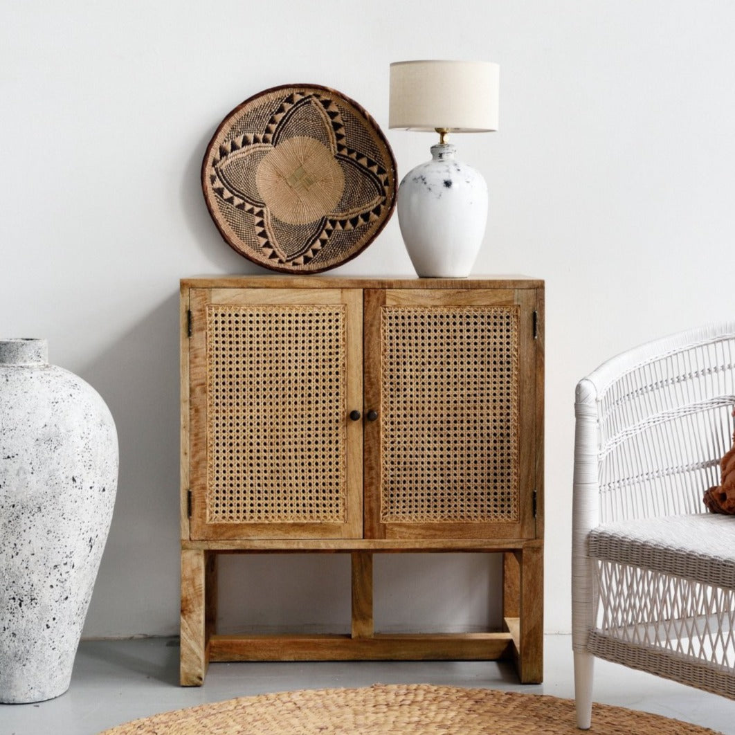 Gili 2 Door Sideboard in natural - Furniture