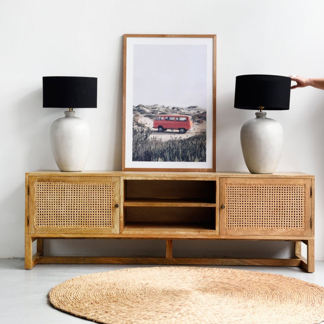 Rattan TV Consoles