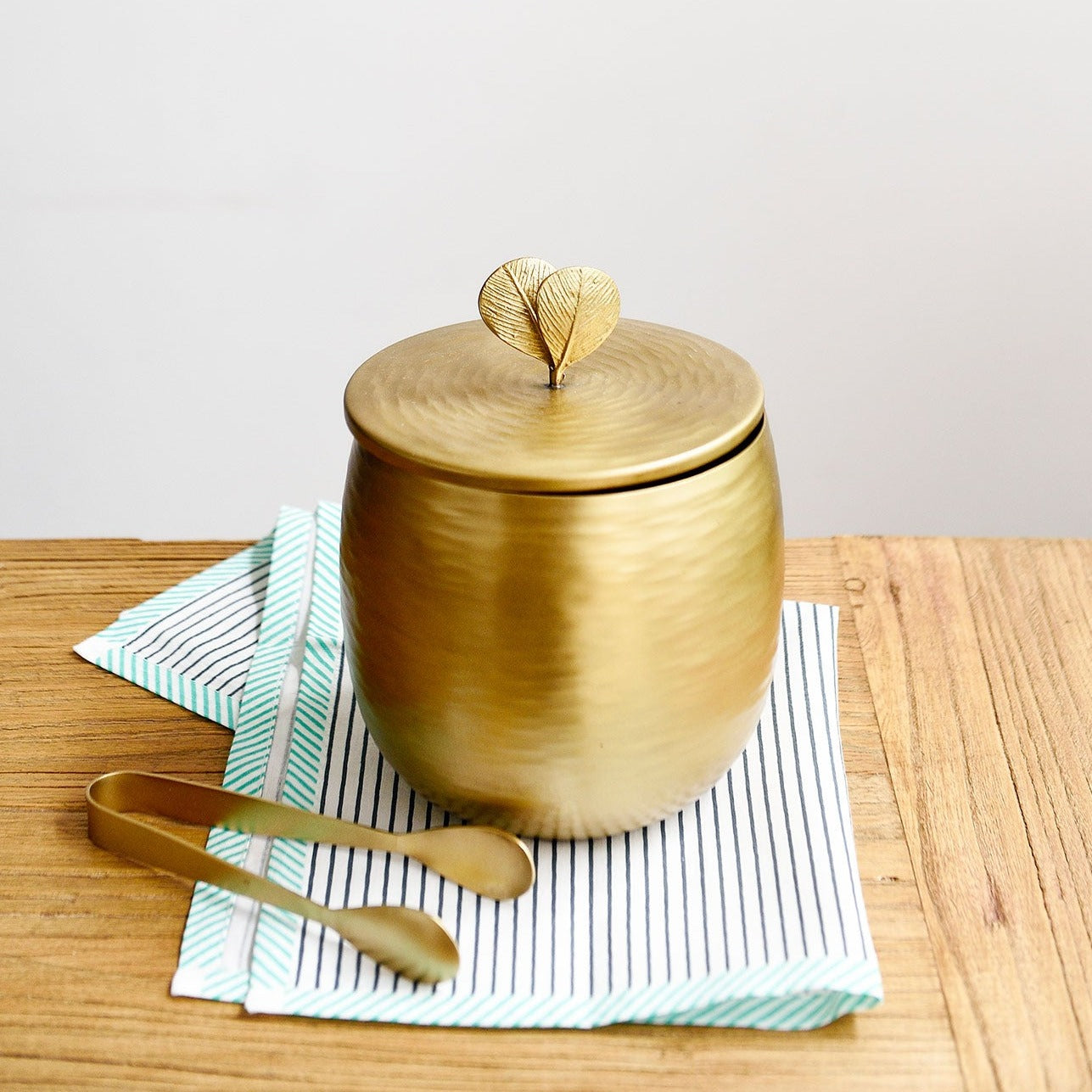 Champa Ice Bucket & Tongs by Nicobar