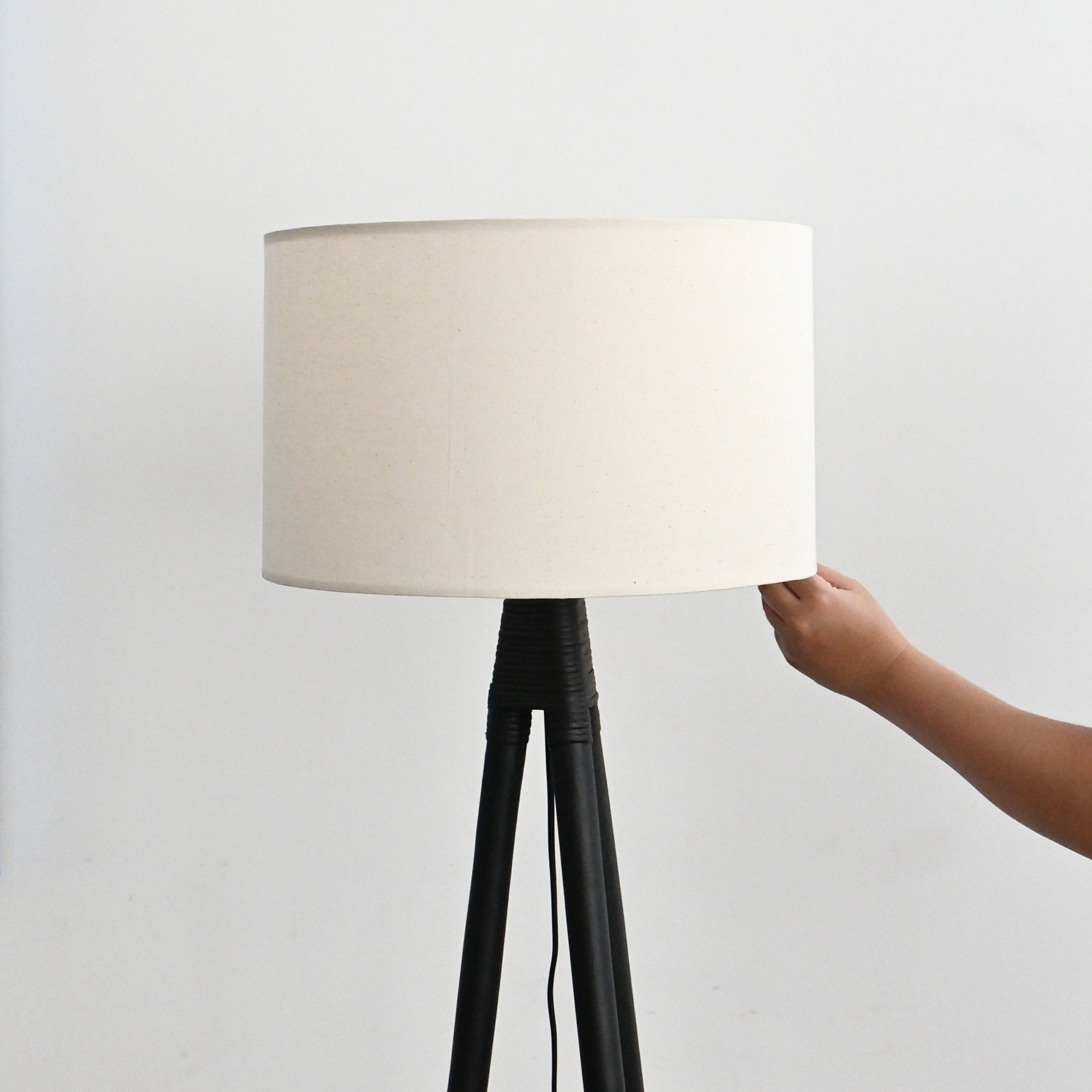 Lime Stand Lamp - Charcoal