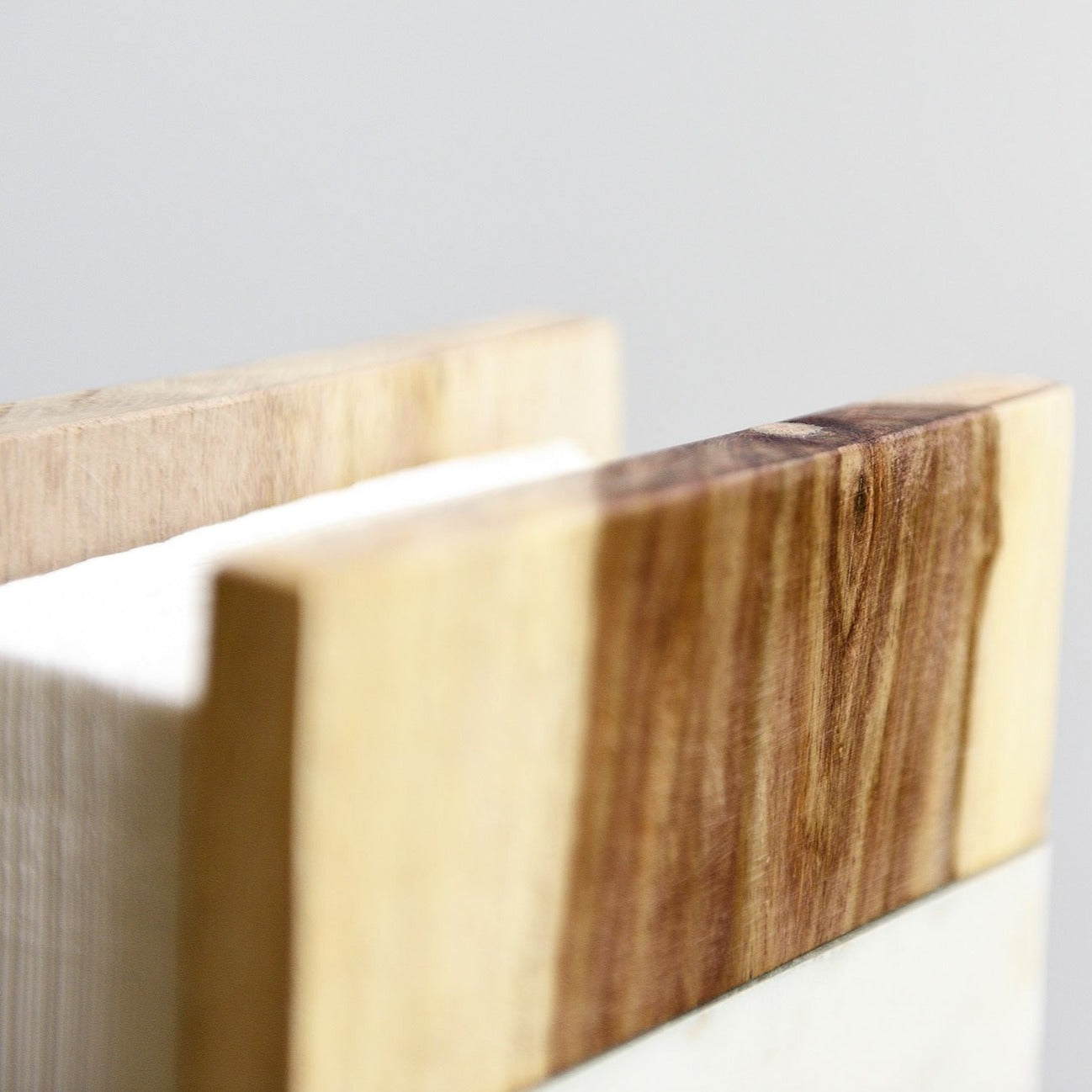 Marble & Wood Napkin Holder