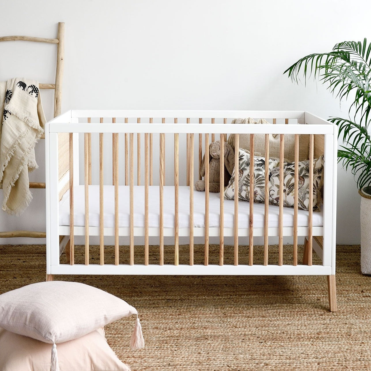 Marelia Baby Bed - White – Island Living