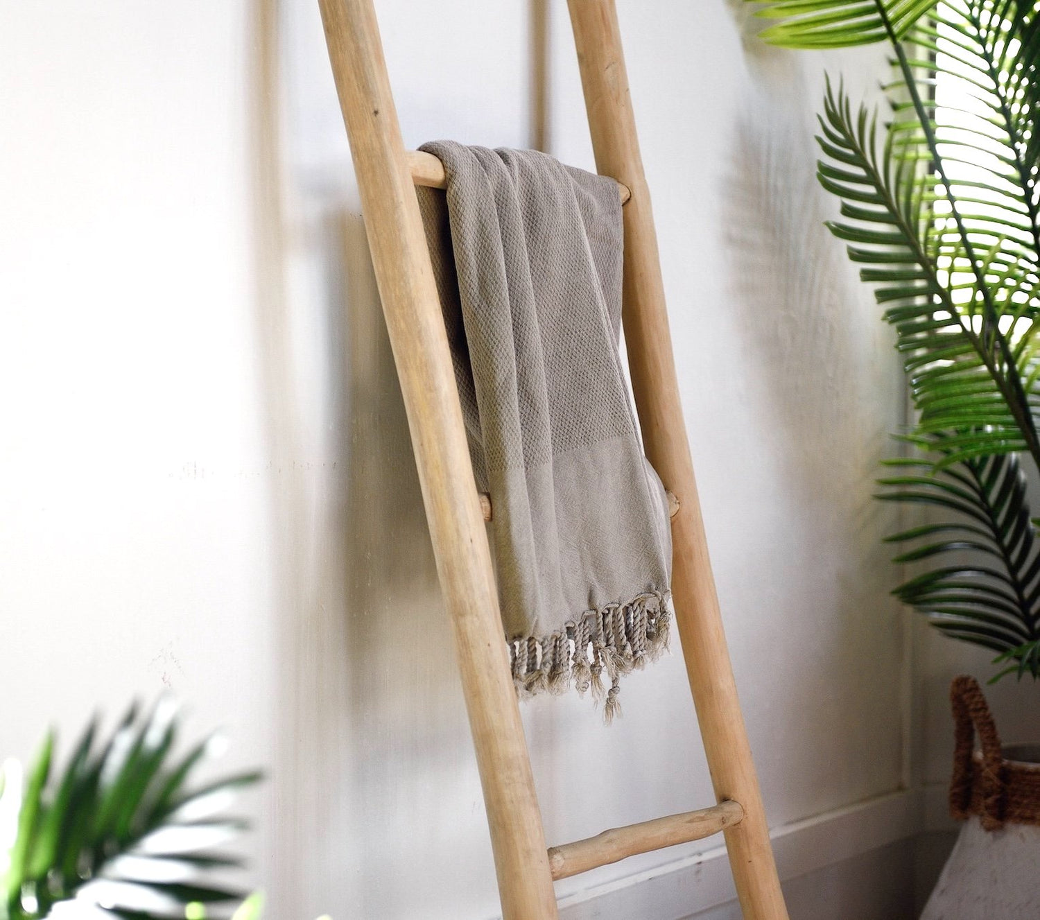 Natural Teak Ladder