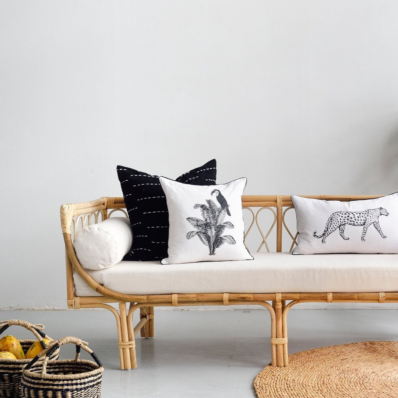 Small Aliki Daybed - Rattan Furniture