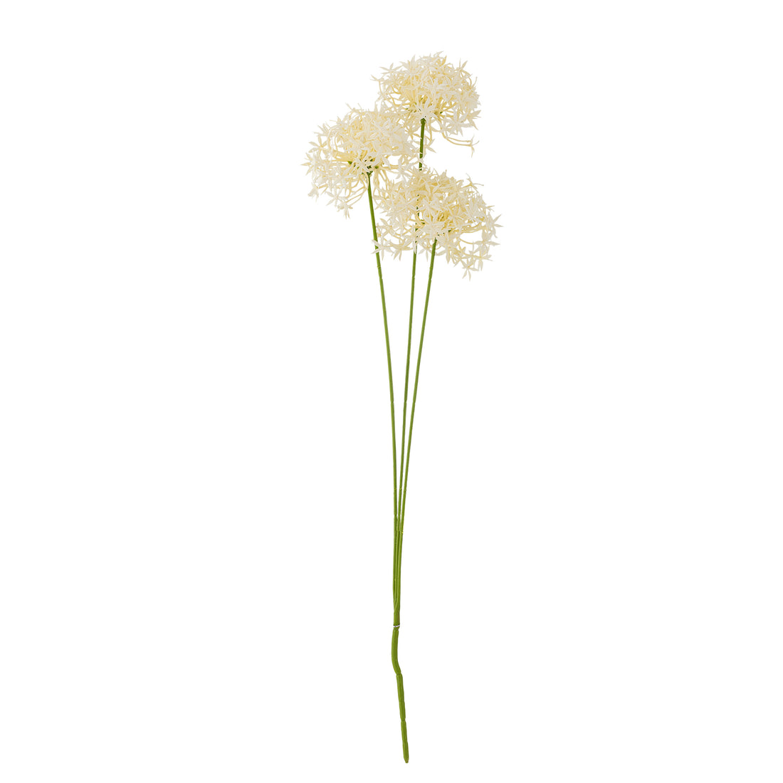 Artificial Allium Stem - White