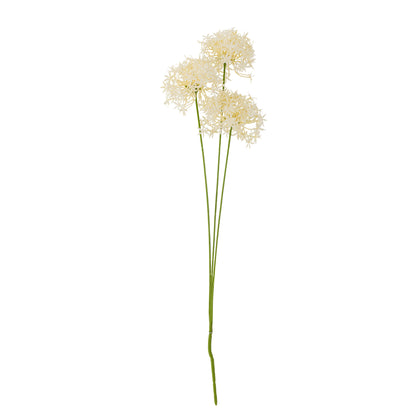 Artificial Allium Stem - White