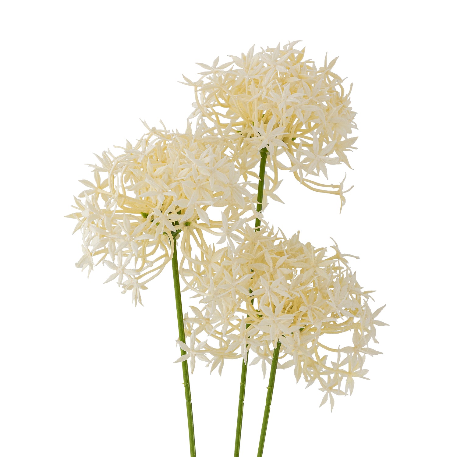 Artificial Allium Stem - White