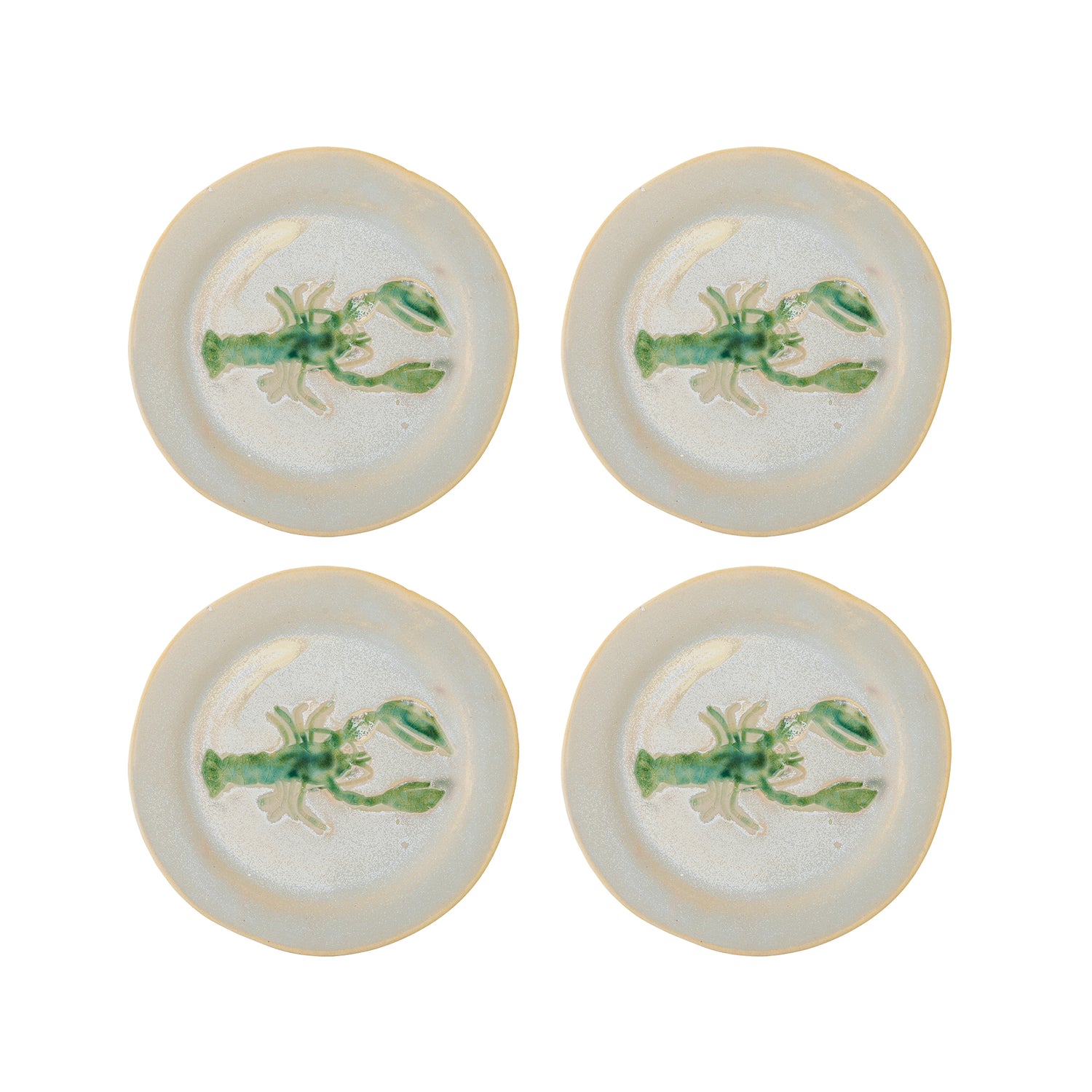 Hadden Side Plate Green Set of 4 - Lobster