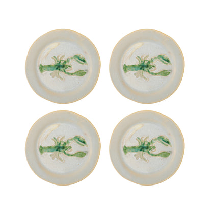 Hadden Side Plate Green Set of 4 - Lobster