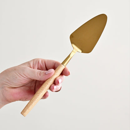 Alto Cake Server - Gold