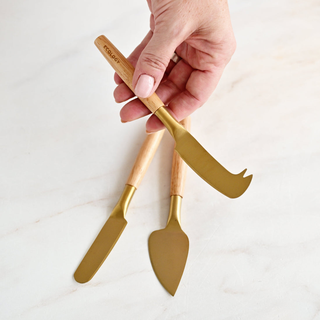 Alto Cheese Knives Gold - Set of 3 4