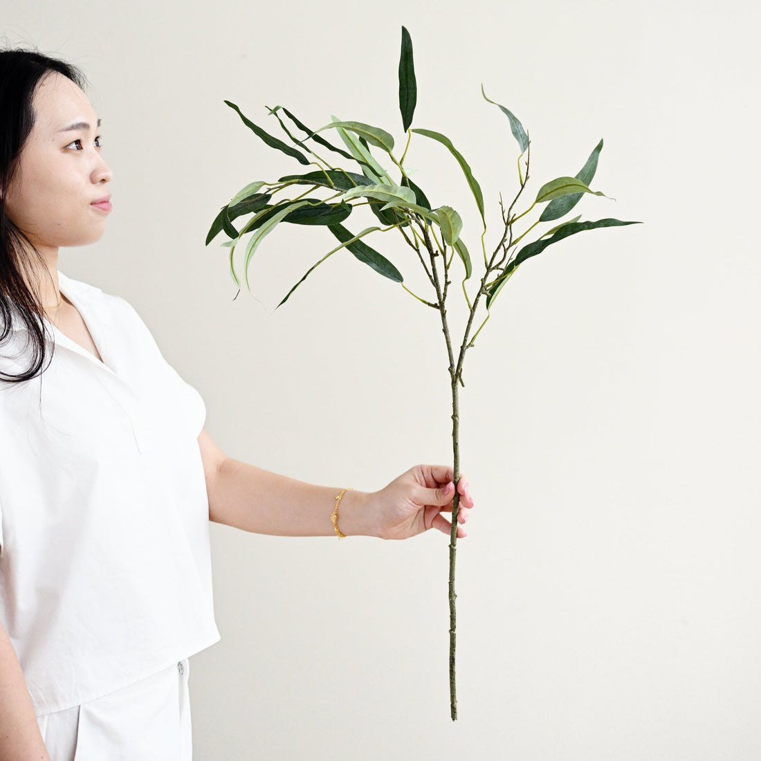 Artificial Eucalyptus Stem - Green 1