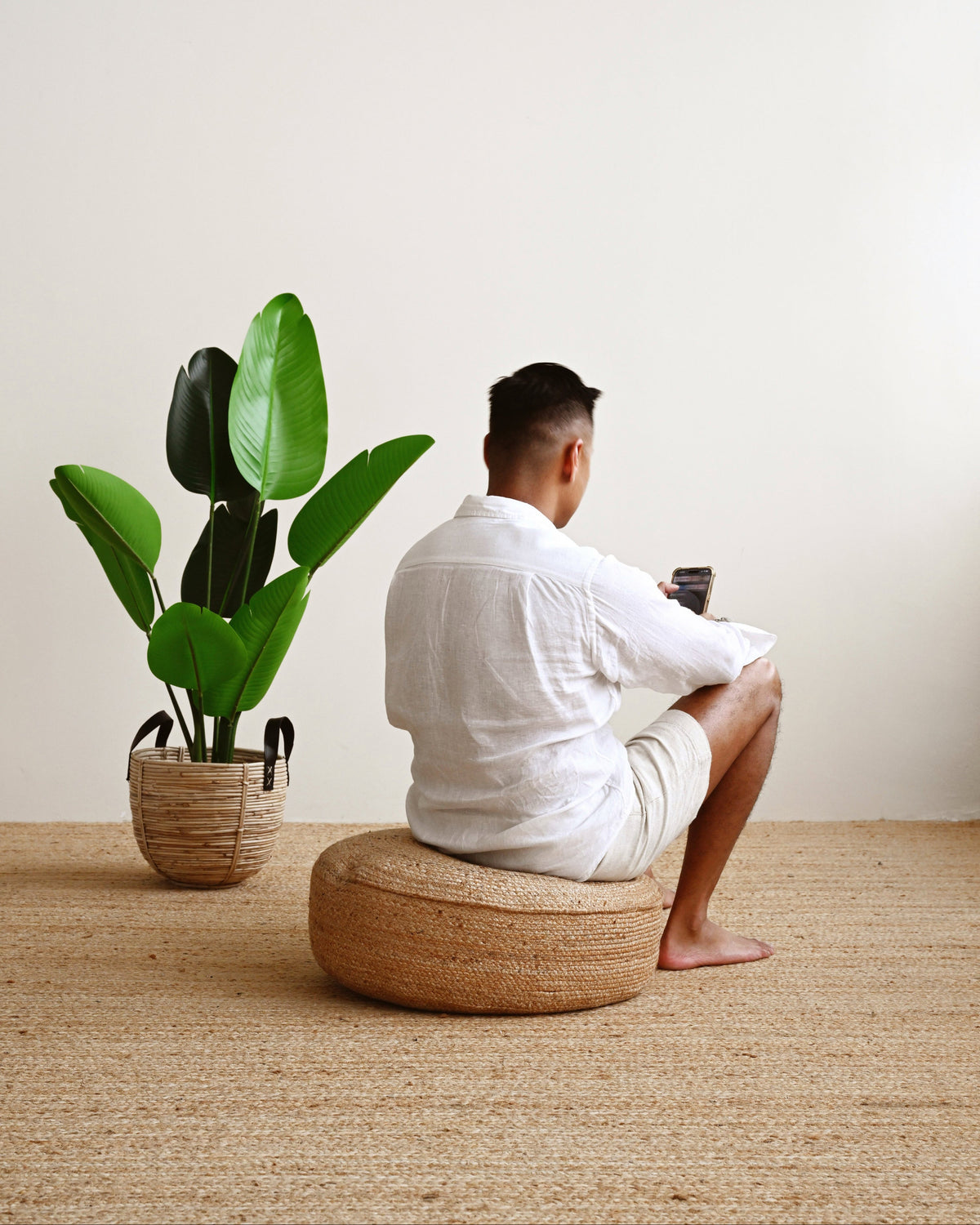 Bengal Jute Pouf