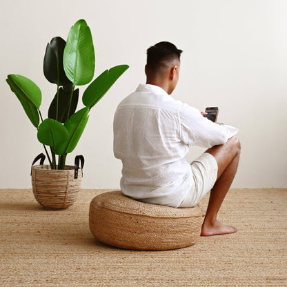 Bengal Jute Pouf