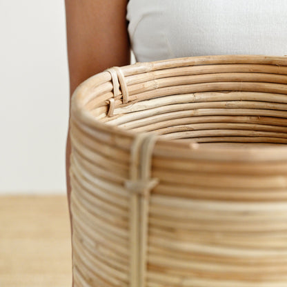Bengal Rattan Cylinder Basket 2