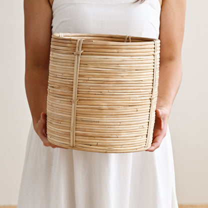 Bengal Rattan Cylinder Basket 4