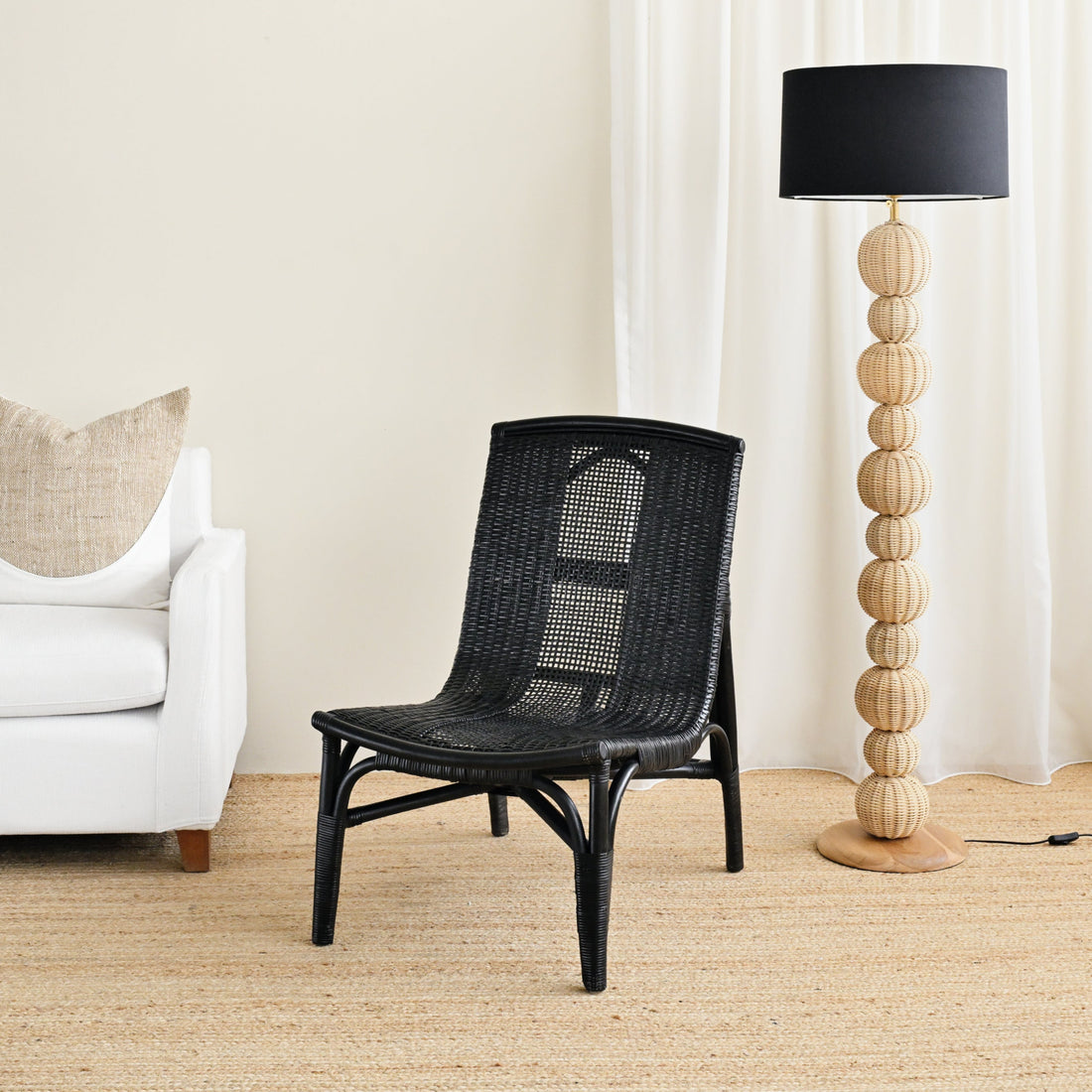 Binjai Rattan Lounge Chair 12