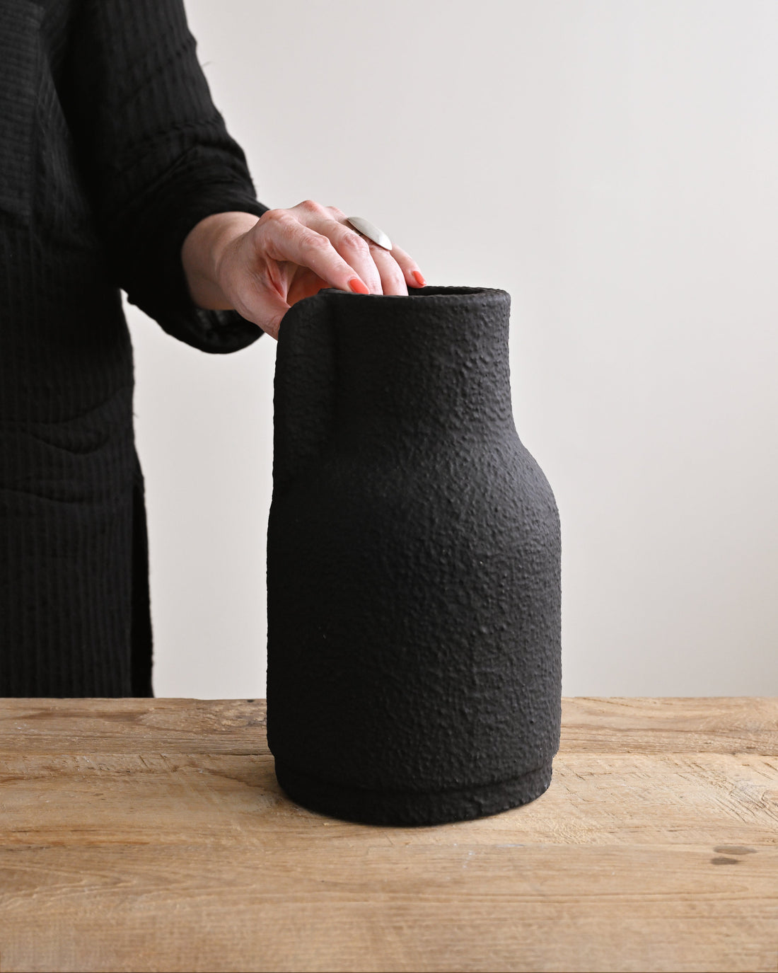 Black Dionysus Vase
