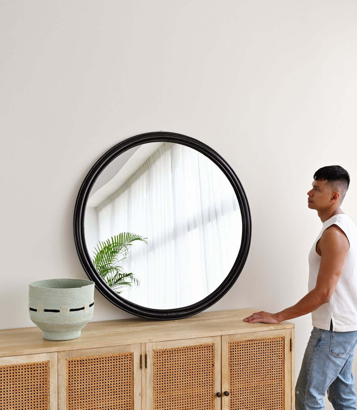 Handcrafted Rattan Mirrors | Perfect for Modern & Tropical Interiors ...
