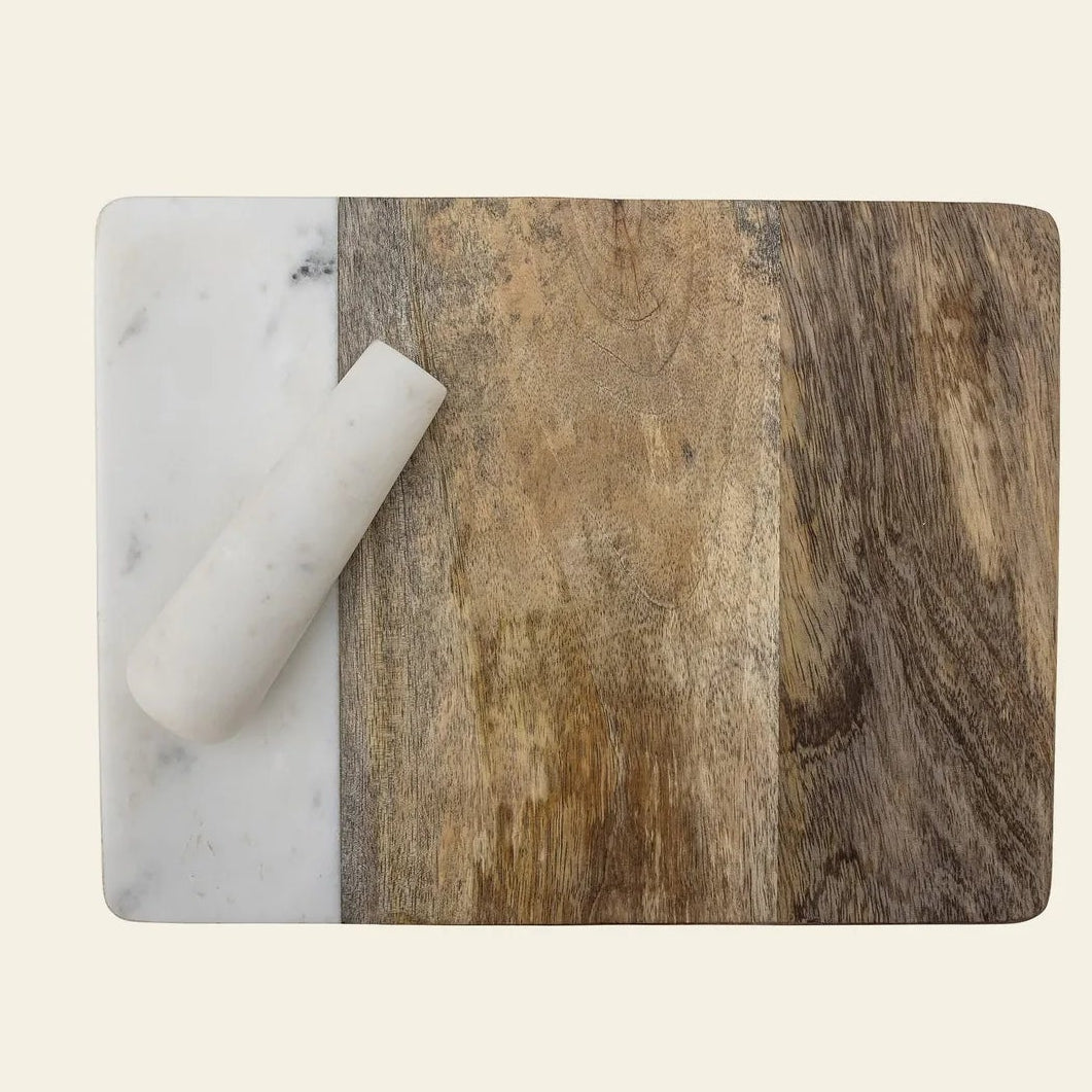 Havannah Cutting Board with Pestle