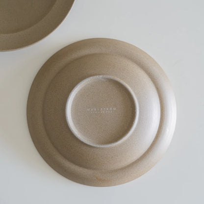Brown Latte Rimmed Side Plate