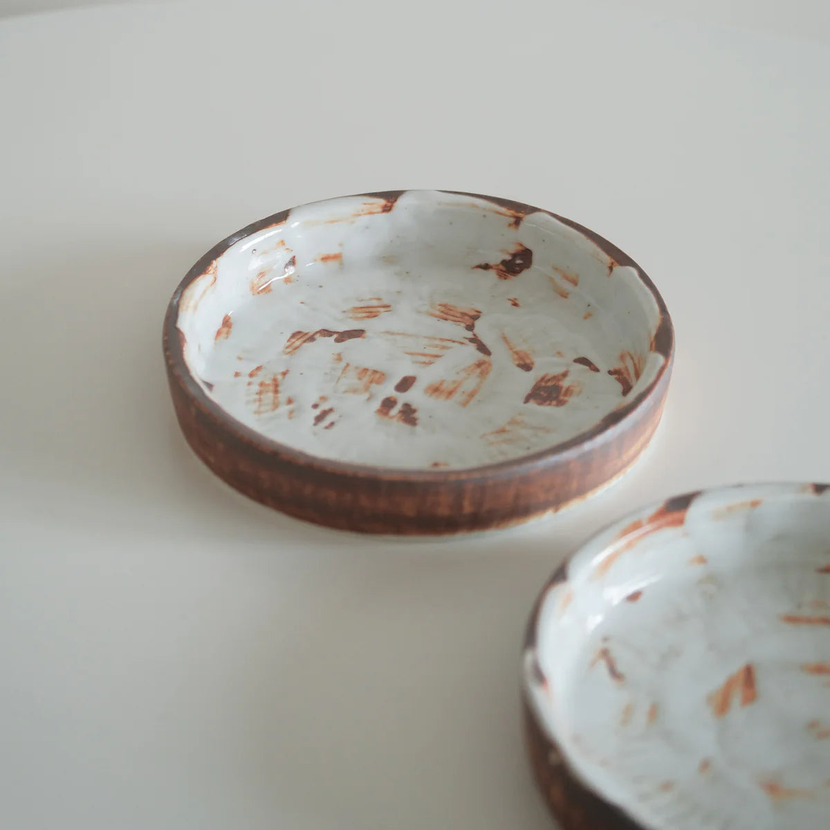 Brushed Sienna Raised Edge Side Plate