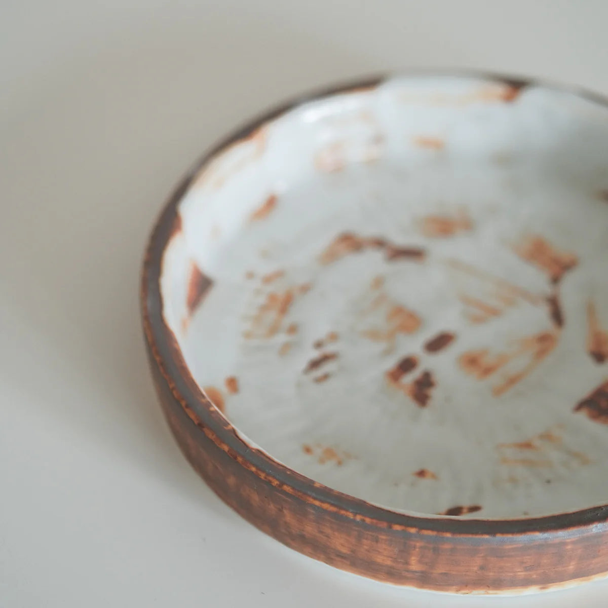 Brushed Sienna Raised Edge Side Plate