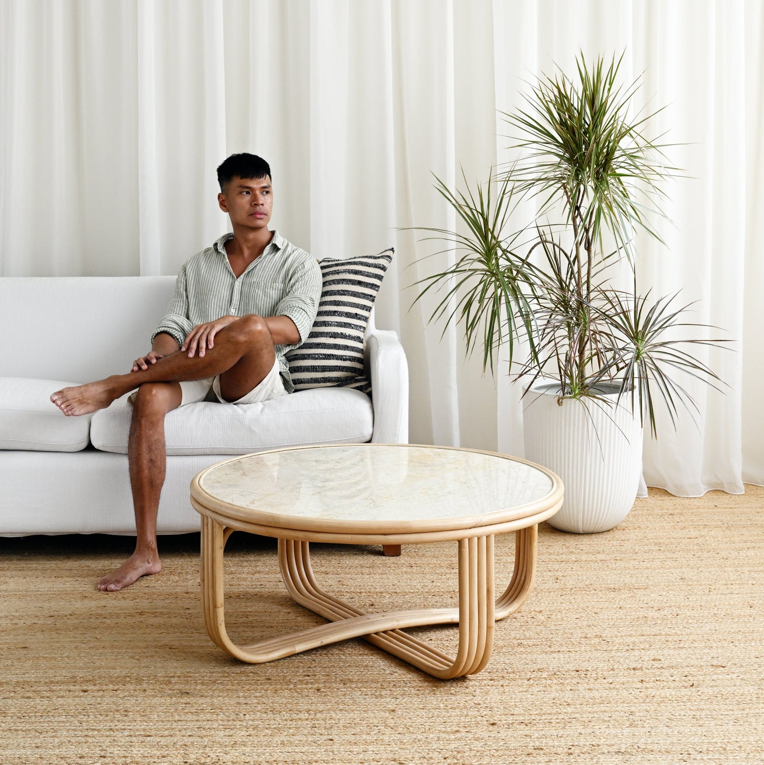 Cali Rattan Coffee Table 2