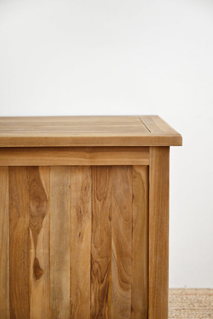 Wooden table with a white background