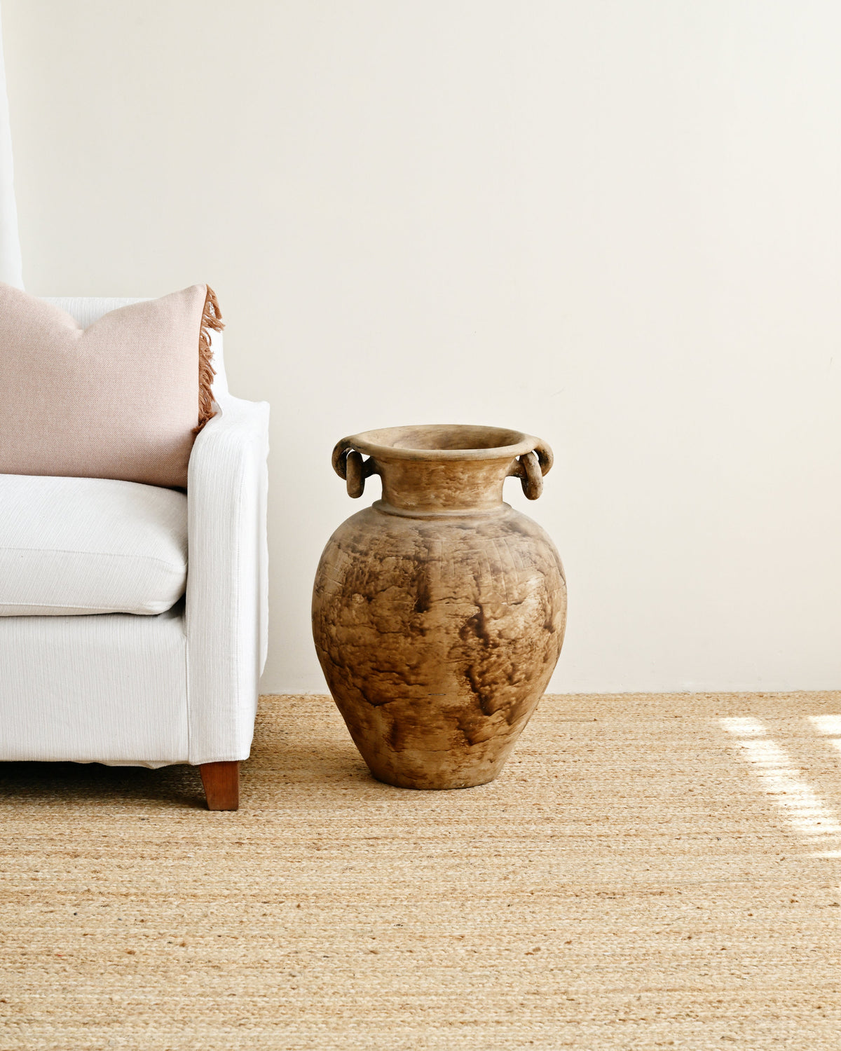 Carved Terracotta Vase