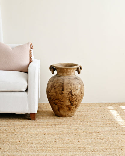 Carved Terracotta Vase