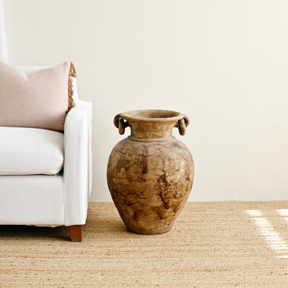 Carved Terracotta Vase 2