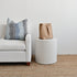 Ito Concrete Side Table - White